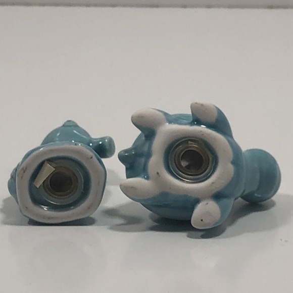 Ceramic Salt & Pepper Shakers‎ Turtle Seahorse Blue Teal Ocean Beach House Decor - Picture 3 of 4